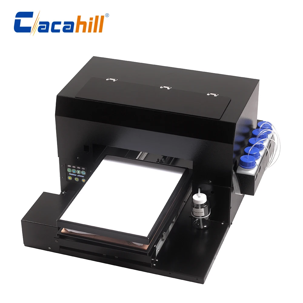 

A3 large format DTG T-shirt printing machine split ink cartridges with high resolution using Epson L1800 print head