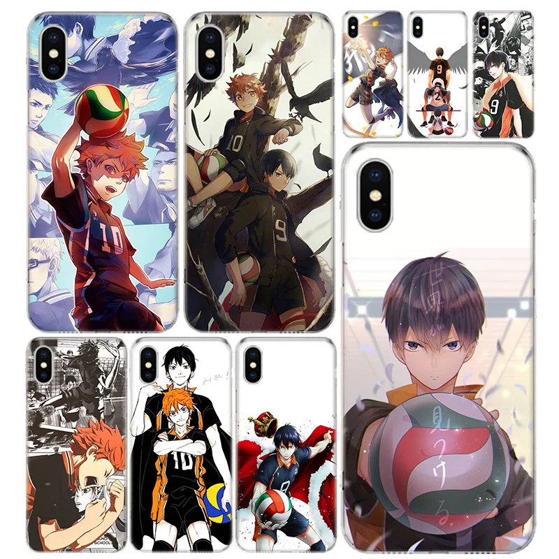 Чехол Haikyuu Hinata для телефона IPhone 11 12 Mini Pro 7 6X8 6S Plus XS MAX + XR 5S SE 10 десять искусств ТПУ Coque