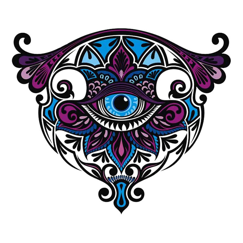 

13 см x 11,1 см для глаз Провидения забавные виниловые наклейки на машину автомобиля Обёрточная бумага наклейка на бампер Водонепроницаемый устойчивые к появлению царапин Декор