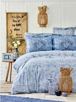 

Luxury Bedding Set 100 Cotton Super Double Duvet Cover Sets Marble King Queen Blue White Comforter Bed Linens Cotton