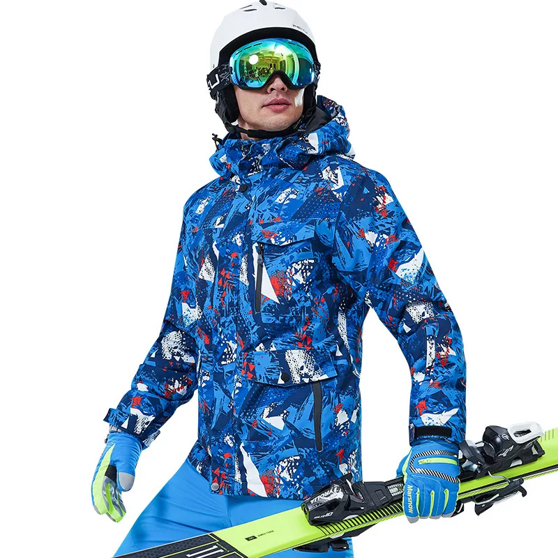 XHBYG Tuta da Sci da Uomo Invernale Completi da Sci, Giacca e Pantaloni per  Uomo, Tuta da Sci e Snowboard Antivento e Impermeabile Calda Cappotto da Sci  Maschile M color1 : 