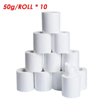 

10x10cm 10 pcs Three Layer Toilet Tissue Home Bath Toilet Roll Paper Soft Toilet Paper Skin-friendly Paper Towels 50G