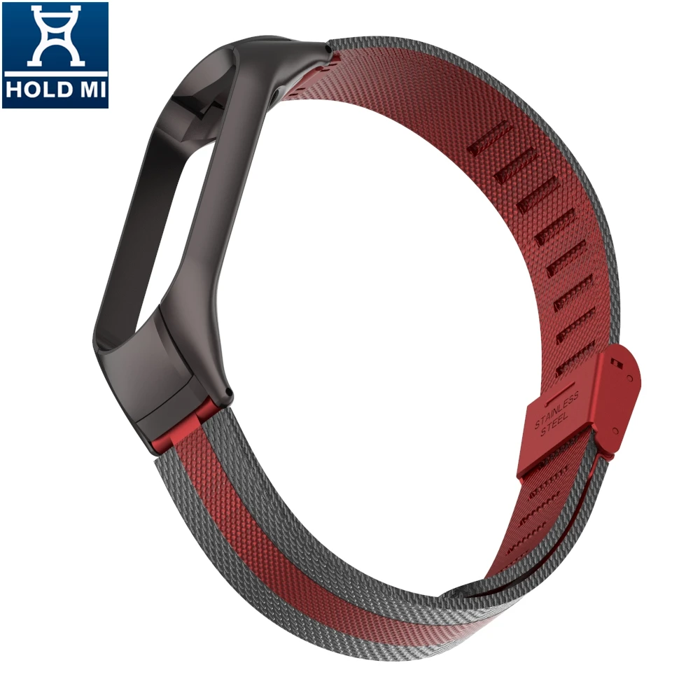 Ремешок из нержавеющей стали для смарт часов Xiaomi Mi band 4|Ремешки часов| |