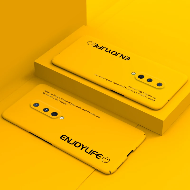 Жесткий пластиковый Чехол для Oneplus 8 Pro тонкий матовый чехол 1 + защитный простой 6 6t