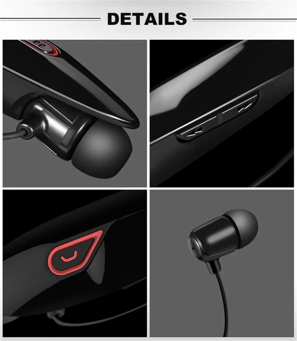Y98 движение бег Bluetooth беспроводная гарнитура Ожерелье Висячие шеи водонепроницаемый супер-длинная резервная гарнитура беспроводные наушники