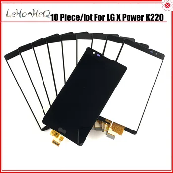 

10 Piece/lot 5.3" For LG X Power K220DS K220 LCD Display Touch Screen With Frame Digitizer Assembly For LG X Power K220 LCD