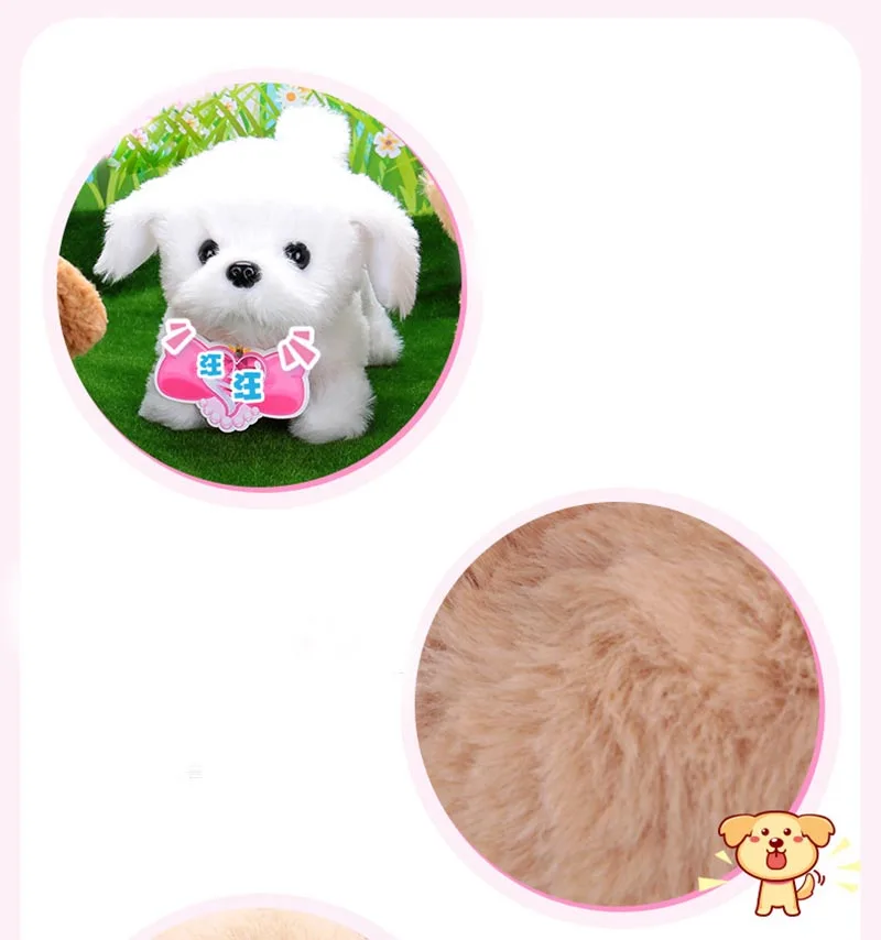 Animais de Estimação Eletrônicos de Controle de Som Husky para k Dadaism Robô Cães Ladram Caminhada Ficar Bonito Pequinês Cão Brinquedos Interativos Eletrônicos 12 High Quality Brinquedos e hobbies