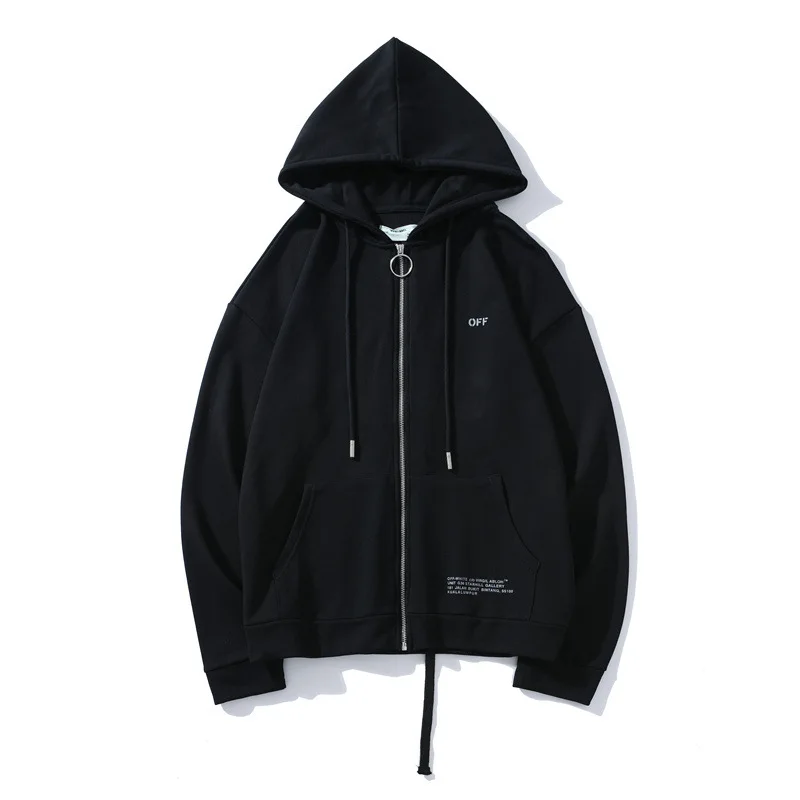 Off-White куб перспектива стрелка светоотражающий Кардиган Толстовка