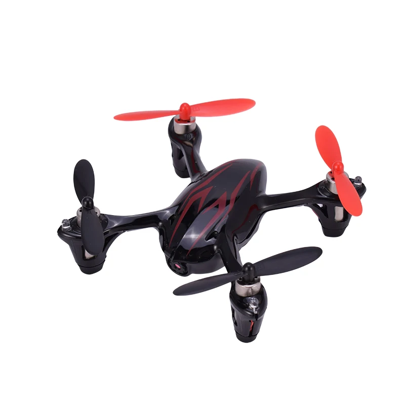 Hubsan H107C X4 720P HD камера 2,4G 4CH RC Квадрокоптер вертолет Дрон RTF со светодиодный подсветкой дистанционное управление игрушки черный Mode2