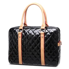 Модный водонепроницаемый портфель из искусственной кожи для ноутбука 13, 14, 15, 15,6 дюймов, сумка на плечо для ноутбука, чехол для переноски компьютера, портативная офисная сумка