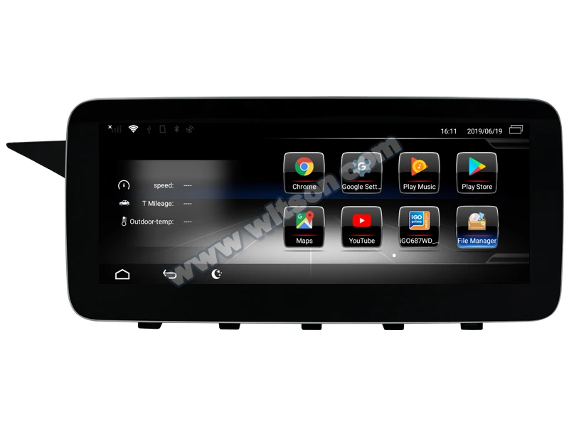 WITSON Android 7,1 большой экран dvd-плеер автомобиля с gps для MERCEDES-BENZ GLK-Class X204 2013-(NTG4.5