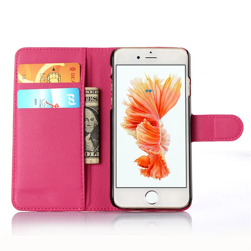 Кожаный чехол-книжка для Apple iphone 6 6 S, чехол-книжка для iphone 6 S, Магнитный флип-чехол для iphone 6 Plus, fundas