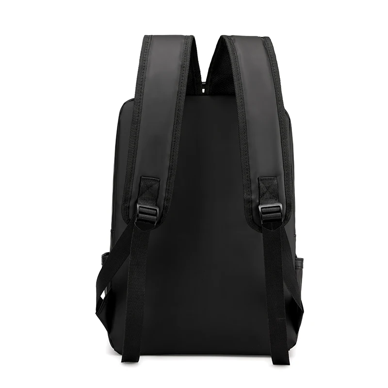 Модный нейлоновый водонепроницаемый мужской рюкзак в британском стиле, повседневный простой Одноцветный женский рюкзак для ноутбука, Студенческая школьная сумка черного цвета