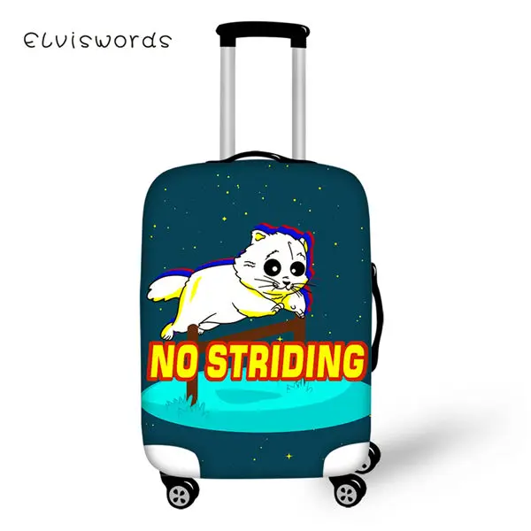 ELVISWORDS эластичный чехол для чемодана с рисунком черепа рок защитный чехол для багажа с принтом "Ленивец" водонепроницаемые дорожные аксессуары - Цвет: CDWX1518LMS