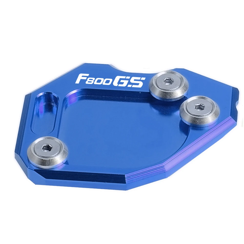 Main Side Stand Cover CNC Kickstand Support Pad Support For BMW F800GS F800 GS F 800 GS 2008 2009 2010 2011 2012 2013 2014 2015