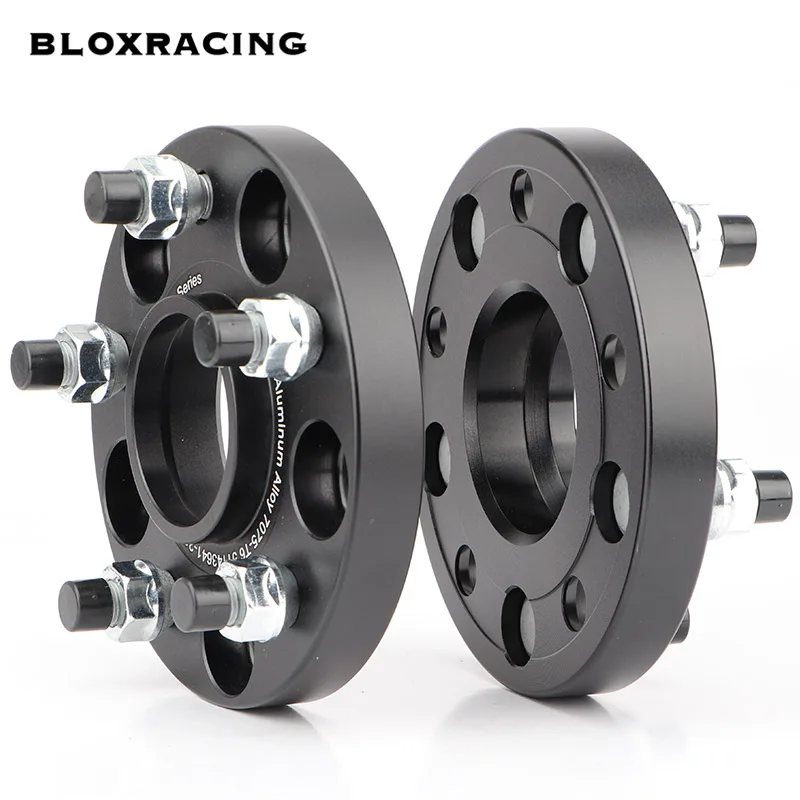 Par De Espaciadores De Rueda Forjados De 25mm Para Freelander 2 – Centrado 63.4, 5x108, Negro, Marca Tanked