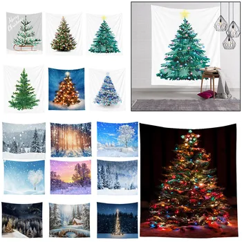 

Tapestry Christmas Wall Hanging Christmas Fireplace For Home Deco Tapestries Christmas Tree Large Size Tapestries