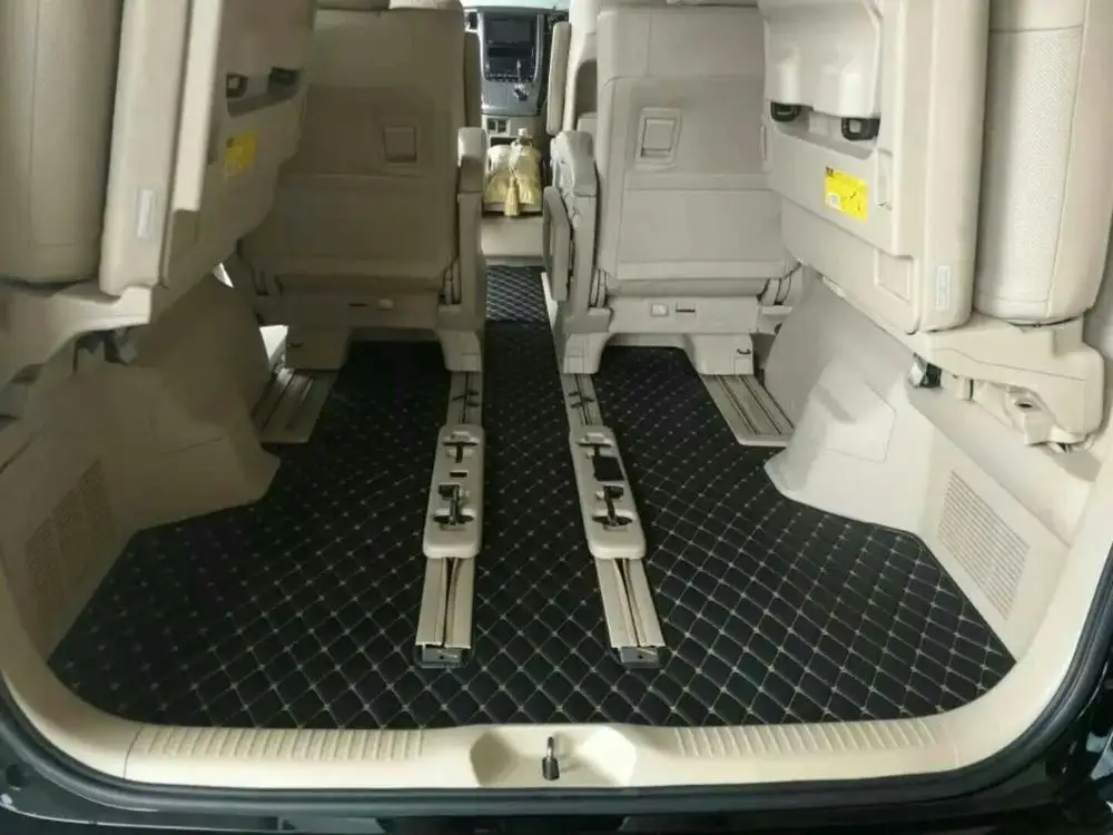 Автомобильные коврики+ багажник коврик для toyota Vellfire для toyota Alphard/Vellfire 2005-2008-2012 аксессуары 10 20 30