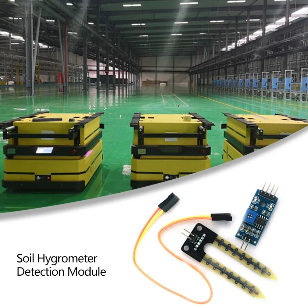 Модуль обнаружения Почва гигрометр Модуль датчика робот умный автомобиль грунтовая сигнализация влажности устройство обнаружения влажности почвы