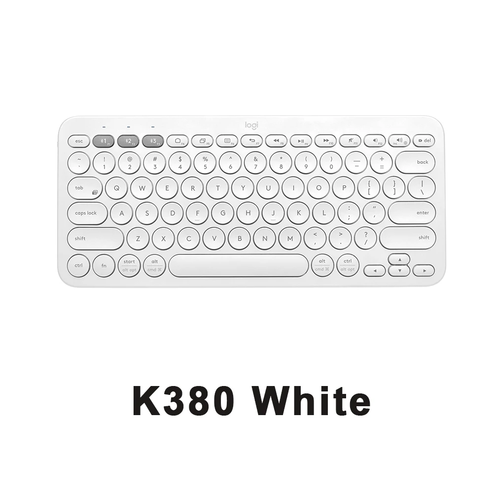 Logitech K380 multi-device Bluetooth wireless keyboard linemate multi-color Windows MacOS Android IOS Chrome OS universal wifi keyboard for pc Keyboards