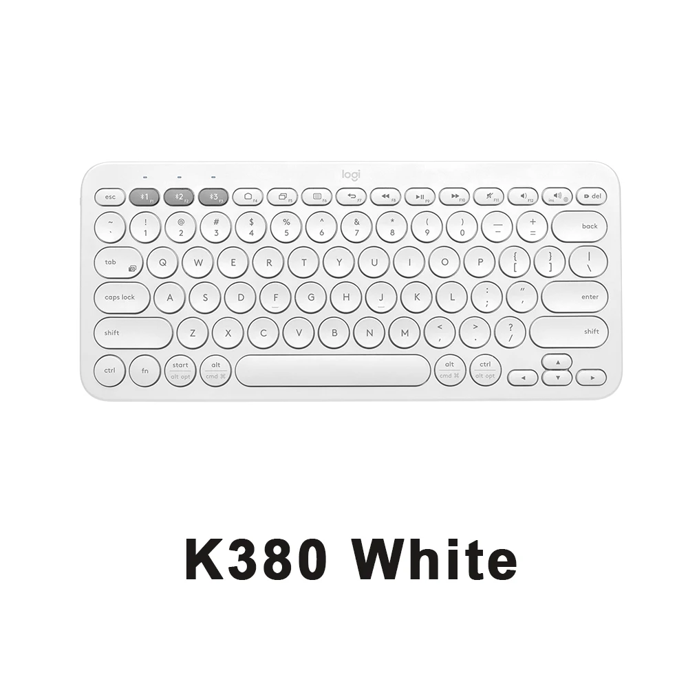white computer keyboard Logitech multi-device Bluetooth wireless keyboard multi-color m350pebble Mouse set Windows MacOS Android IOS Chrome OS universal pc world keyboards Keyboards