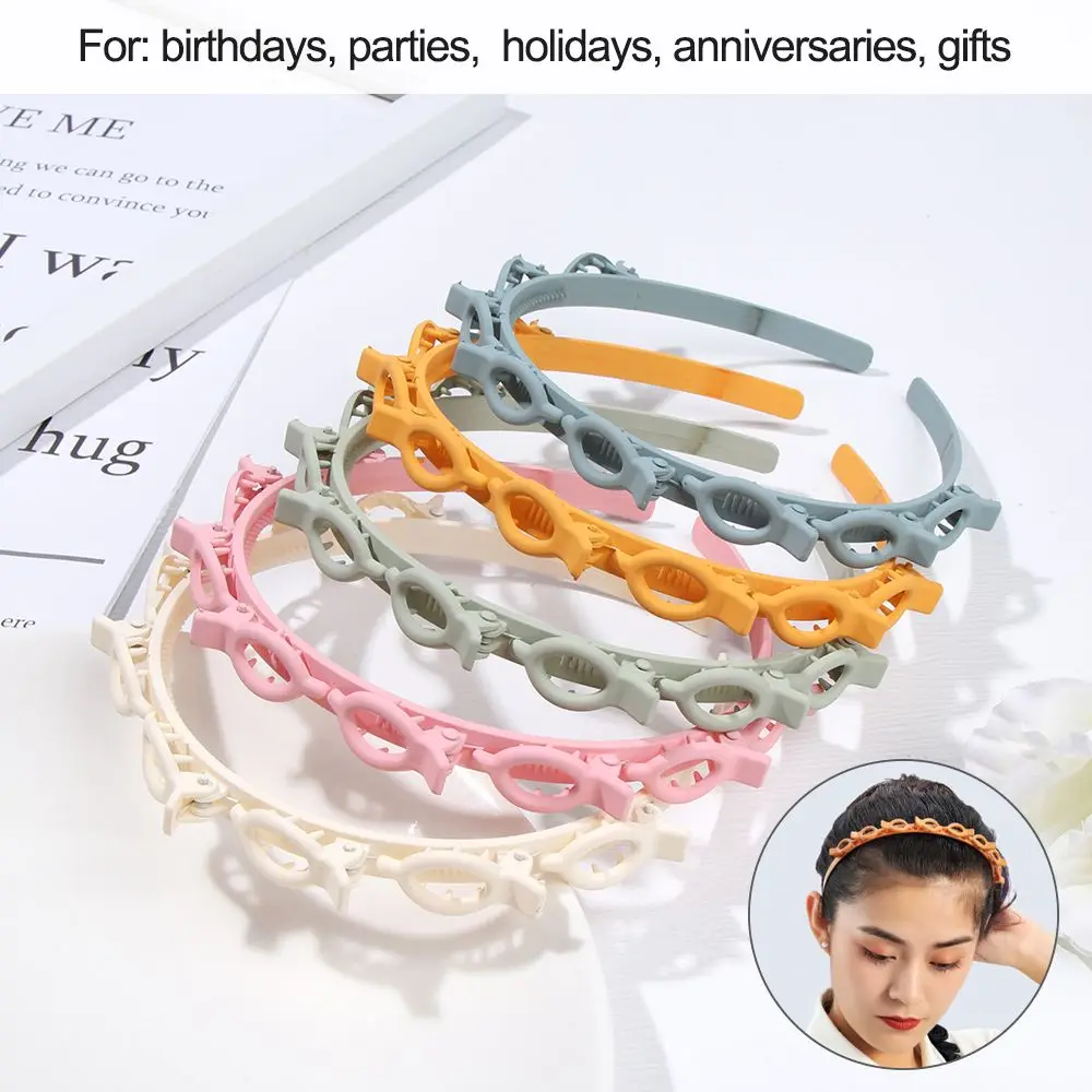 Beauty Tool Fashion Double Bangs Styling Tools Broken hair artifact Hairstyle Hairpin HairClip fixed HeadHoop |