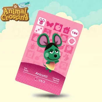 

184 Anicotti Animal Crossing Card Amiibo Cards Work for Switch NS 3DS Games