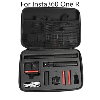 

For Insta360 ONE R Storage Bag Wrist Carring Cases Oner Panoramic Camera Lens set Bag Portable oner Action Camera Accessory