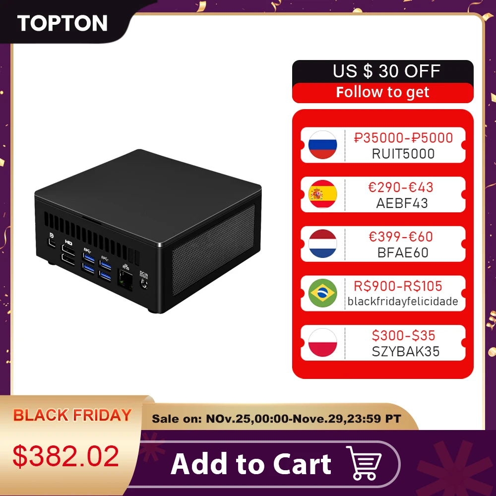 Новый игровой мини-ПК NUC Windows 11/10 i7 1165G7 i5 1135G7 Thunderbolt 4 2 * DDR4 NVMe SSD настольный компьютер