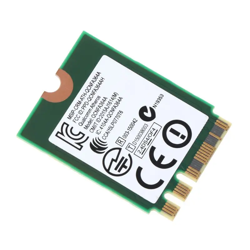 Killer 1535 1525 QCNFA364A AC M.2 NGFF WIFI Card Wireless Adapter Converter for MSI GT72/GS60/GE62/GE72/PE60 Dell Alienware | Компьютеры и