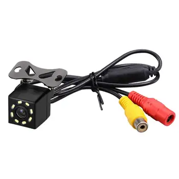

Car Rear View Camera Universal 8 Led Night Backup Parking Reverse Camera Waterproof 170 Wide Angle Color Image