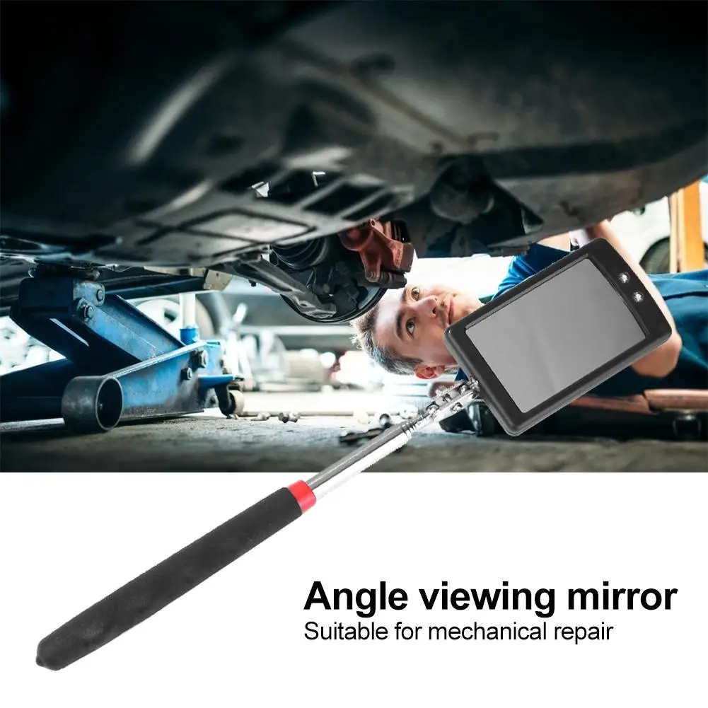 Adjustable Car Angle View Pen Automotive Telescopic Detection Lens Telescoping Inspection Mirror Extending Flexible