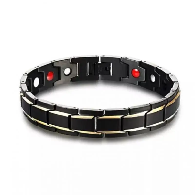 Personality Charm Sexy Healthy Energy Magnetic Gold Bracelet for Men Jewelry | Украшения и аксессуары