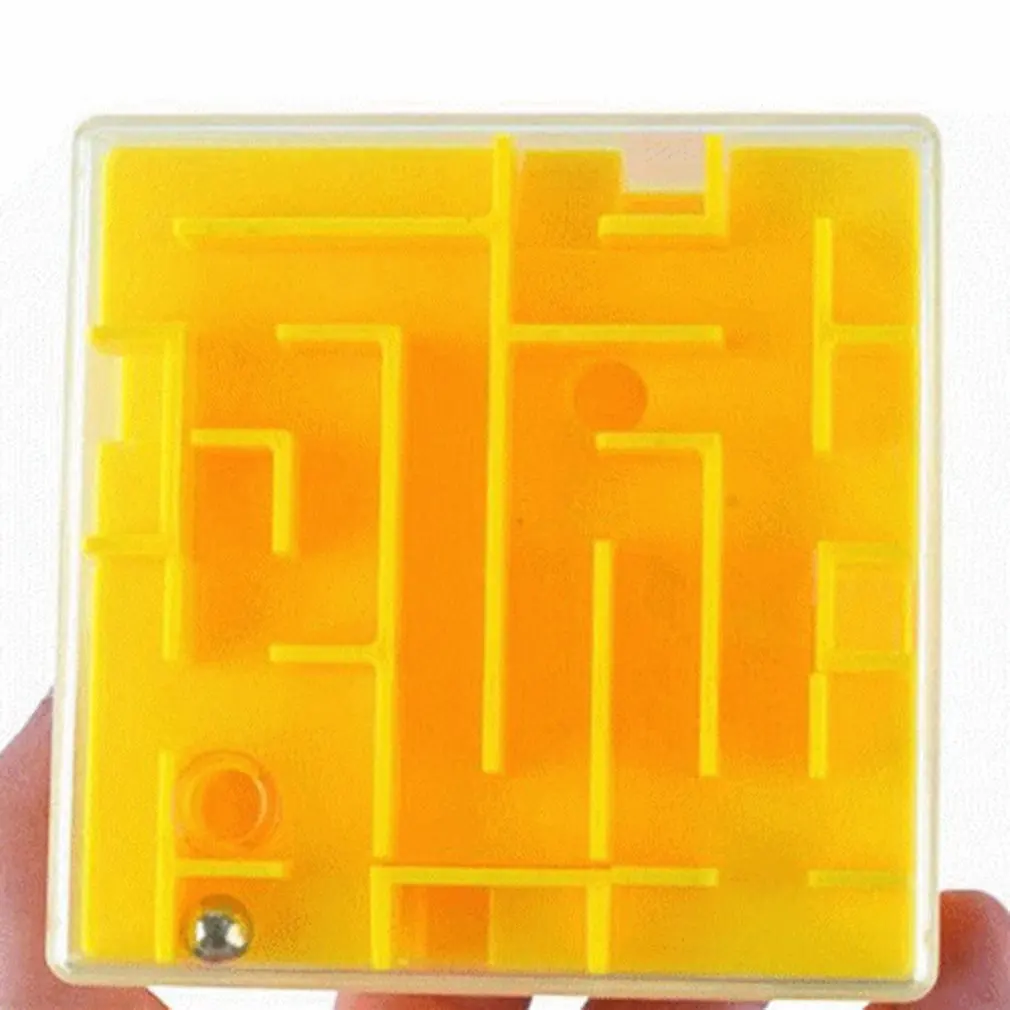 

6 Sides Funny 3D Speed Magic Cube Puzzle Game Amazing Cube Labyrinth Ball Toys Magical Maze Ball Games Kids Baby Educational Toy