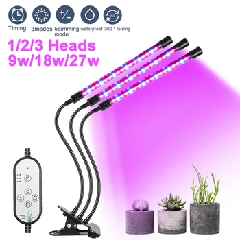 

Hot Junejour LED Grow Light USB Phyto Lamp Full Spectrum With Control For Plants Seedlings Flower Indoor Grow Box