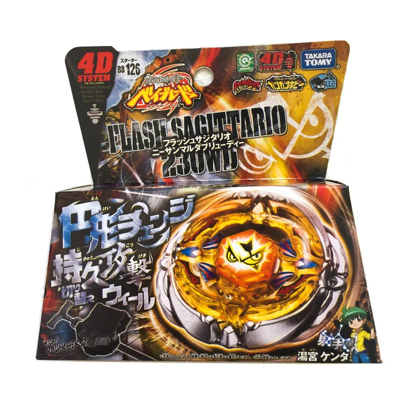 Игрушки для спиннинга Takara Tomy BB126 Beyblade Burst Turbo Metal Fusion Fight Bey Balde Flash Sagittario 230WD|Волчки| |