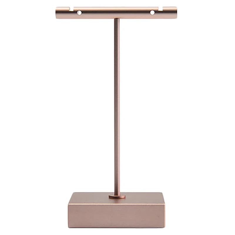 

Metal T- Shape Earring Display Stand Showcase Organizer Earring Tree
