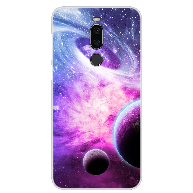 Silicone Case For Meizu X8 Phone Case Soft Space Art Print Back Cover For Meizu X 8 8X MeizuX8 Clear bumper Cases For Meizu X8 best meizu phone cases Cases For Meizu