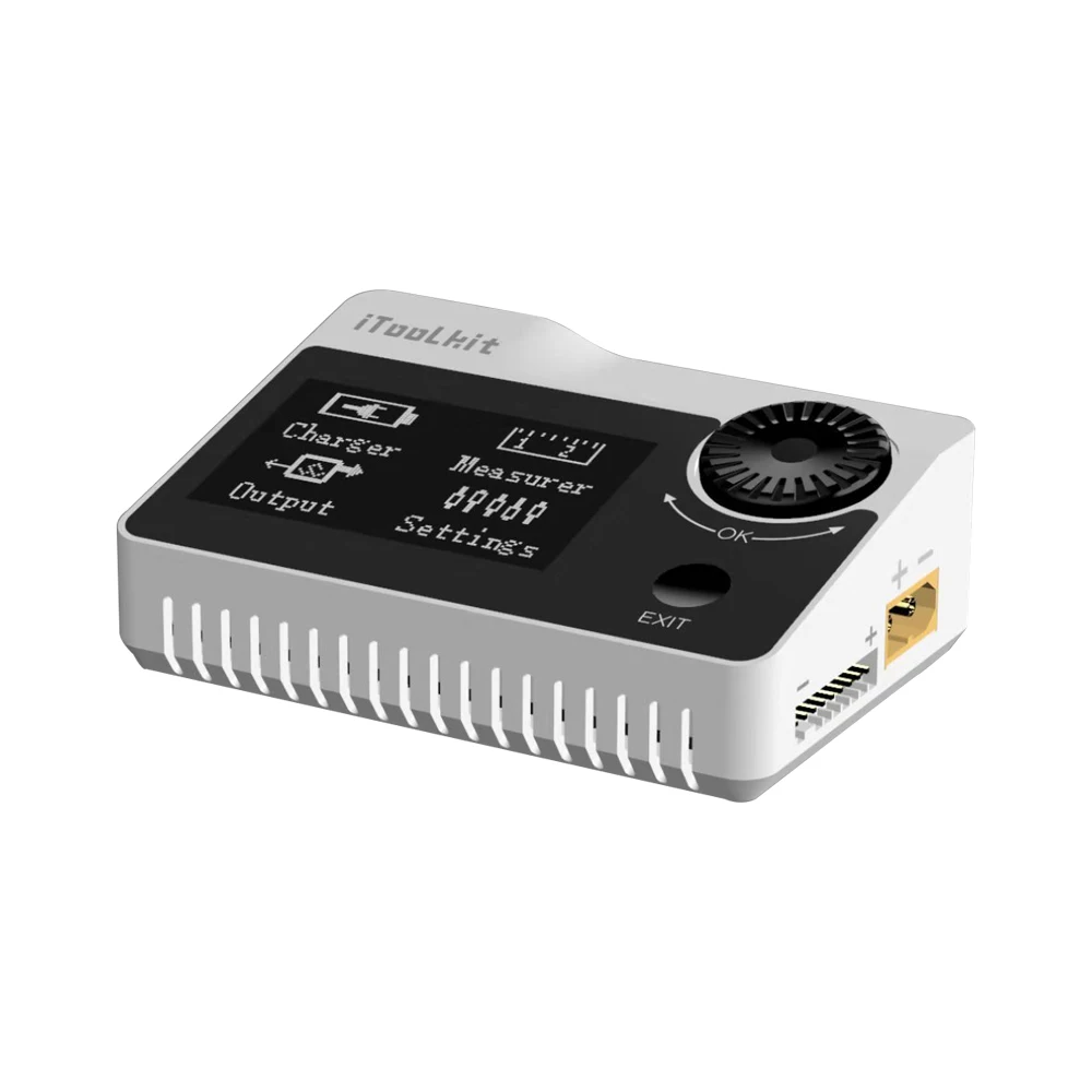 iToolkit B6 15A 300W Toolkitrc M8S многофункциональное зарядное устройство Dis зарядное устройство цветной экран 400 Вт 18A для 1-8S Lipo power LiHV Life Lion NiMh - Цвет: iToolkit B6 15A 300W