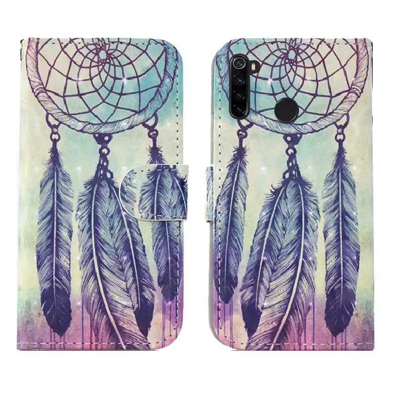 

Redmi Note 8 Case Magnetic Flip Wallet Case For Xiaomi Redmi Note 8 Note8 3D Painted Leather Protection Phone Back Cover 6.3inch