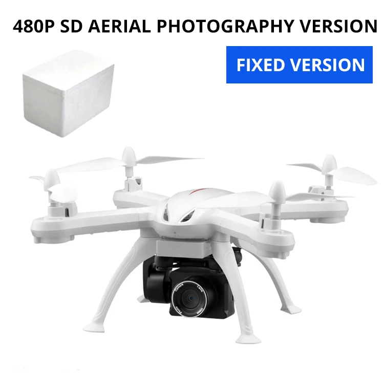 480P White 4K Дрон Дроны с камерой HD в реальном времени wifi видео давление воздуха Hover Квадрокоптер полет 23 минуты вертолет селфи Дрон x pro - Цвет: 480P White