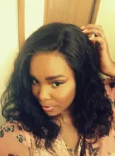 Bob corto-Peluca de cabello humano ondulado de 4x4 para mujer, postizo de malla con división 13x1, pelo Remy brasileño predespuntado