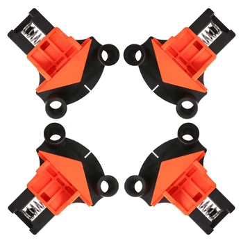 

12PCS Woodworking Clamps 60/90/120 Degree Clamp Adjustable Angle Fixing Clips Picture Frame Corner Clip Positioning Tool