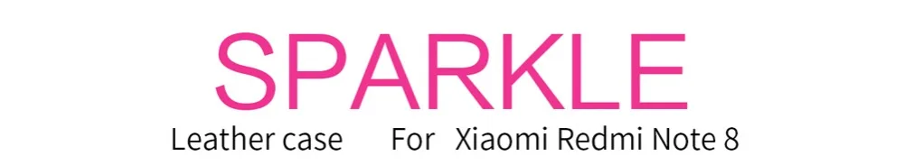 Для xiaomi redmi note 8 чехол NILLKIN sparkle pu кожаный флип-чехол smart wake up для xiaomi redmi note 8 чехол