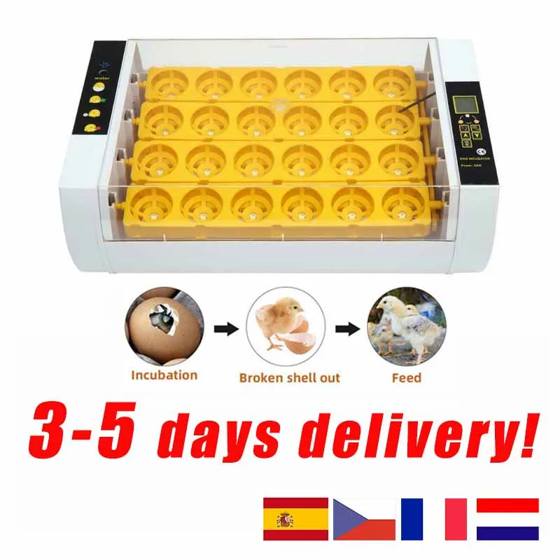 HHD 24 Eggs High Hatching Rate Equipment Fully Automatic Incubator Hatchery Brooder Chicken Quail | Дом и сад