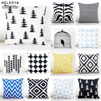 

Bird Home For PillowCase HGLEGYW Pillow Printed Textile patterns Throw Covers Office Cotton Linen Geometric Pillowcase