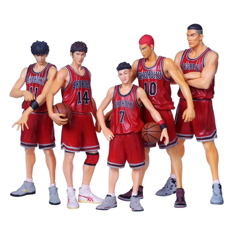 SLAM DUNK Akagi Takenori Basketball captain Miyagi Ryota anime figures 25cm PVC action figure Adult Collection Model Toys Doll | Игрушки и