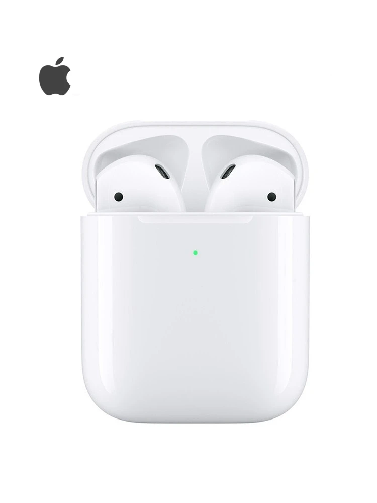 

Original Apple AirPods 2nd Bluetooth Headset with Wireless Charging Case for iPhone iPad MacBook iPod Apple Watch