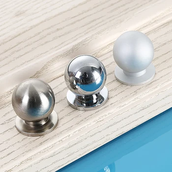 

4pcs Round kitchen cupboard handle Aluminium Alloy Closet Furniture Cabinet Handles and Knobs Furniture Fittings