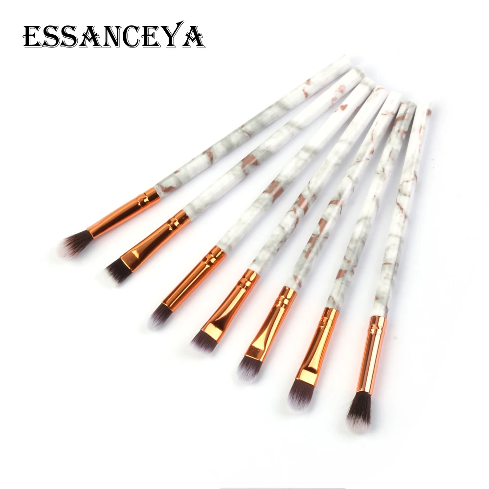 ESSANCEYA, 7/10 шт., набор мраморных кистей для макияжа, основа, пудра, румяна, тени для век, кисть для смешивания, кисти для макияжа, инструменты, косметический набор